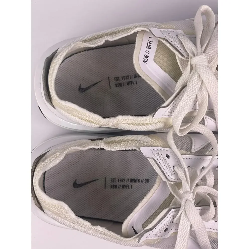 Nike Waffle One Women’s White Mesh Sneakers Size 10 Style DC2533-103 - Picture 6 of 10